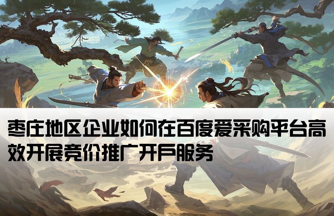 枣庄百度爱采购竞价开户