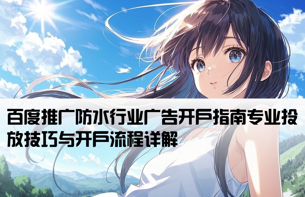 百度防水广告开户