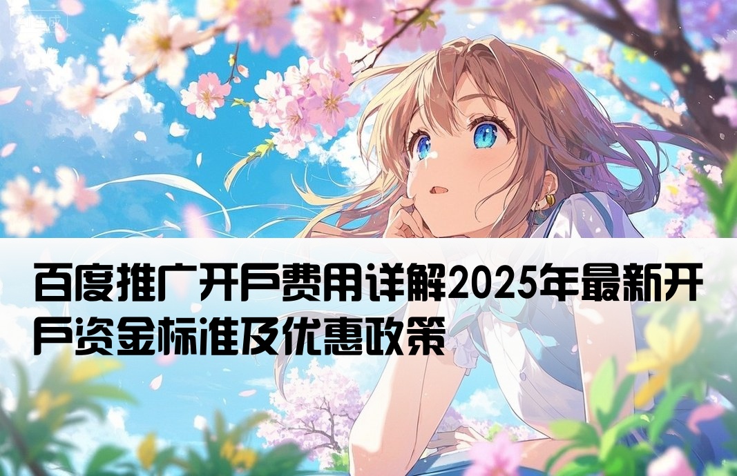 百度推广 开户金