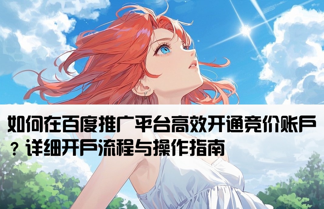 百度竞价怎么开户胡