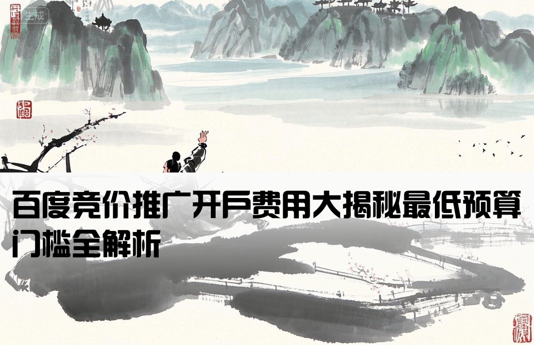 百度竞价最低开户价