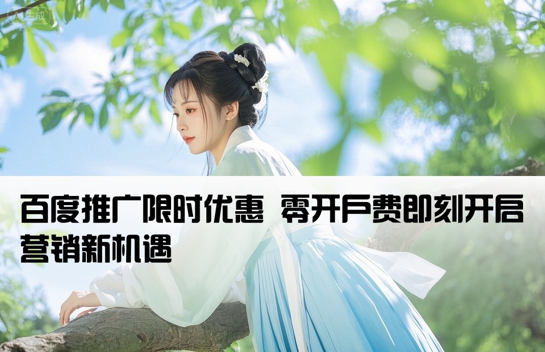 免开户费百度推广