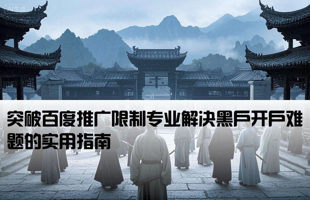 百度推广黑户开户