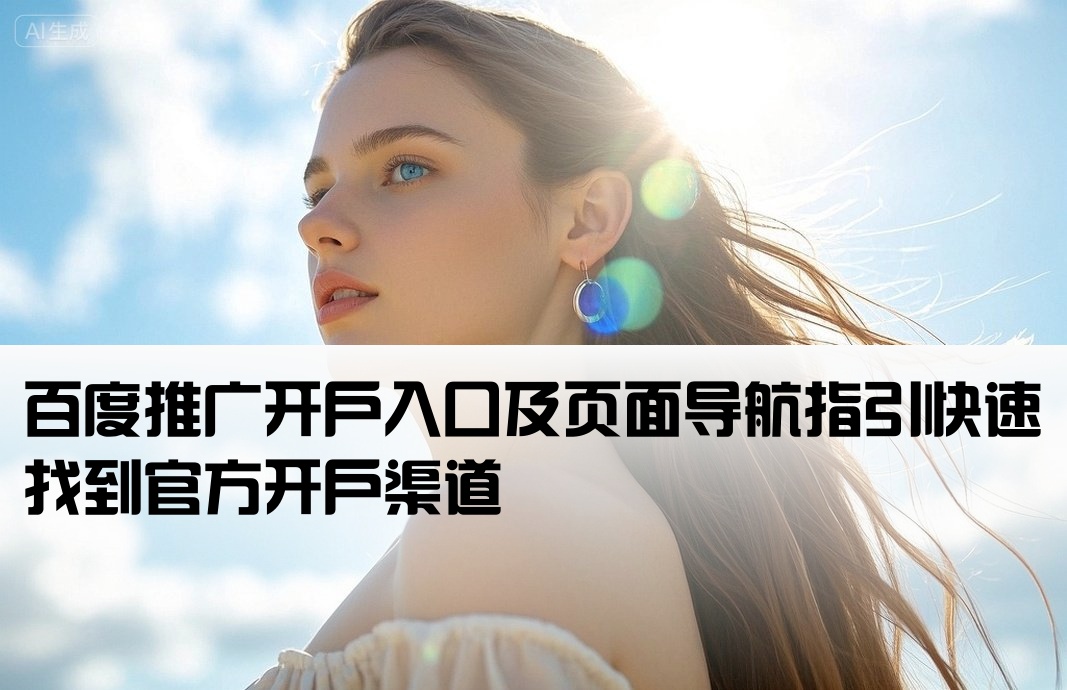 百度推广开户页面位置