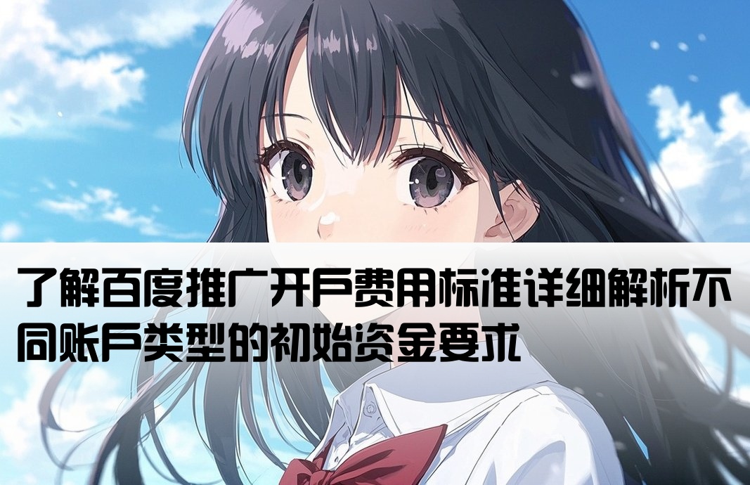 百度推广要多少开户金