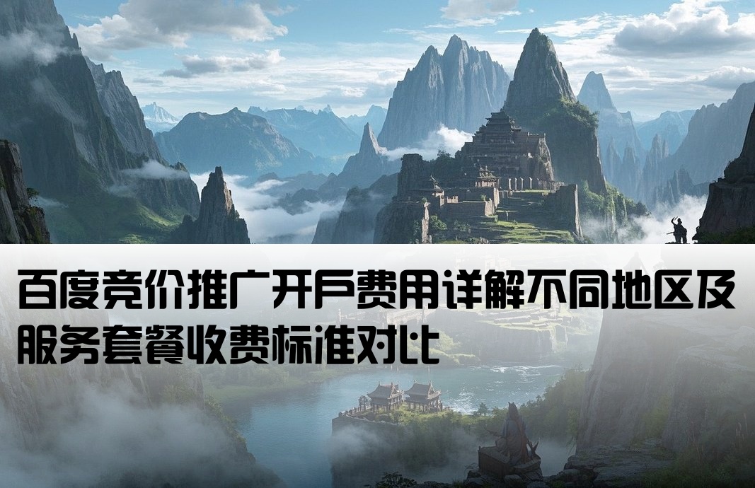 百度竞价公司开户多少钱