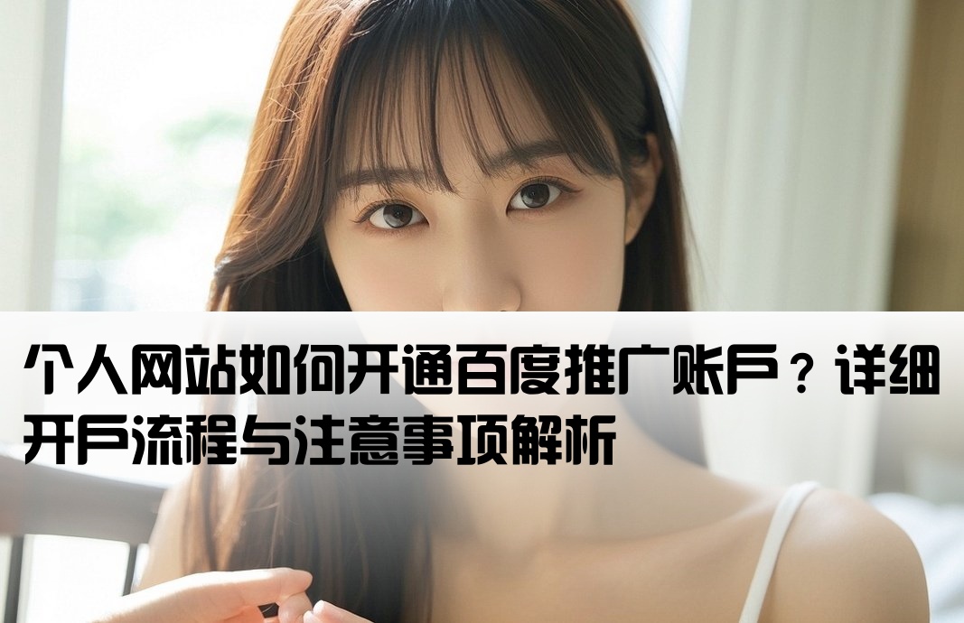 百度推广开户 个人网站