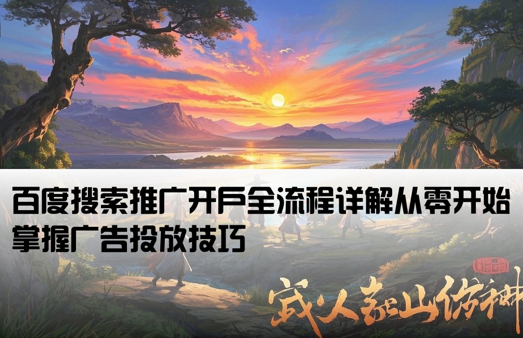 百度搜索广告怎么开户