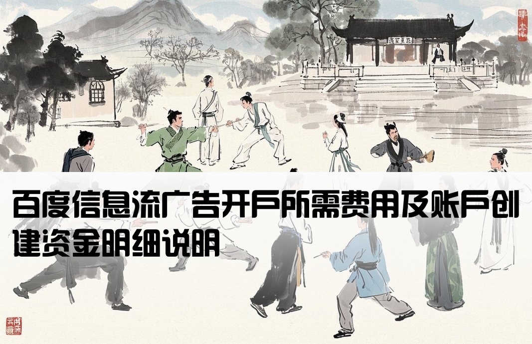 百度信息流账户开户费用