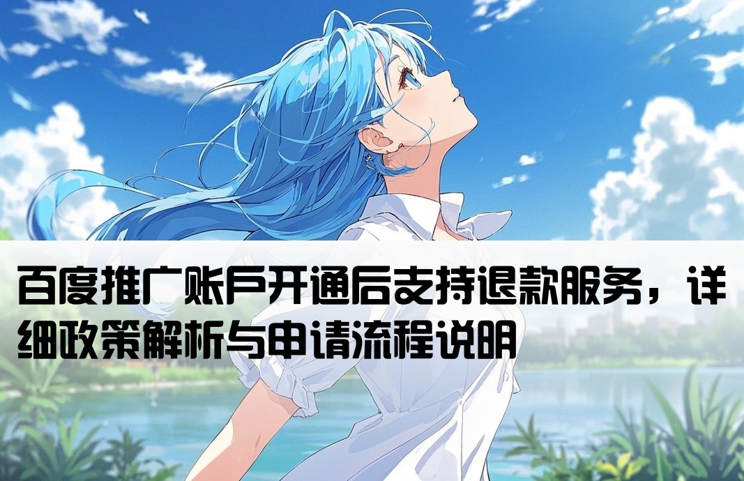 百度推广开户后可以退