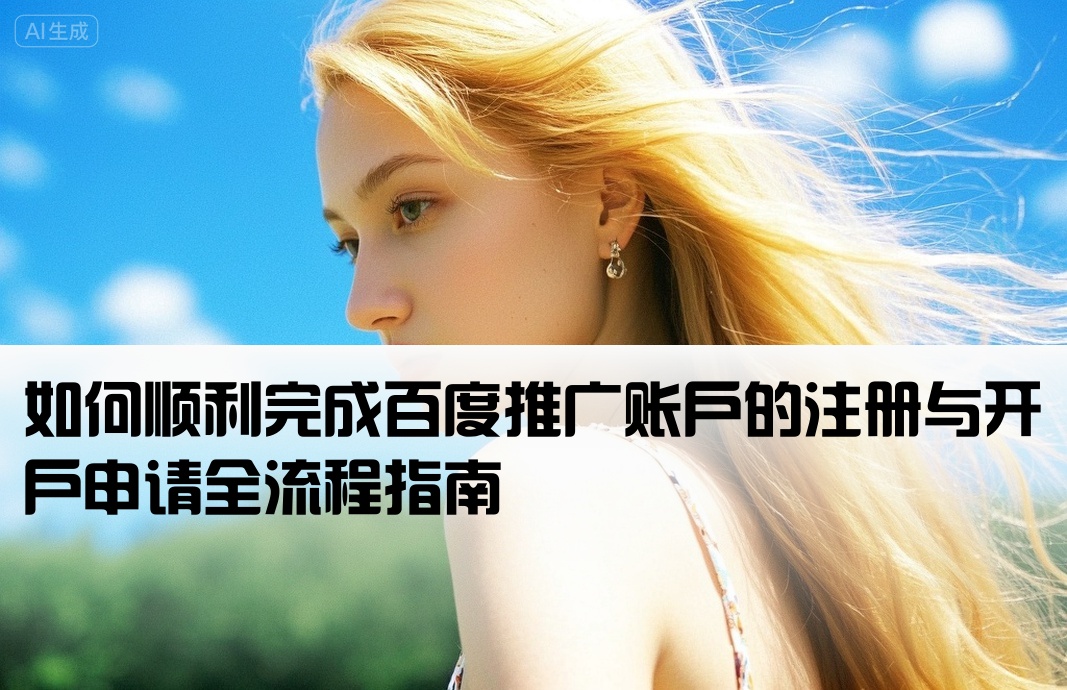 怎么申请百度推广开户