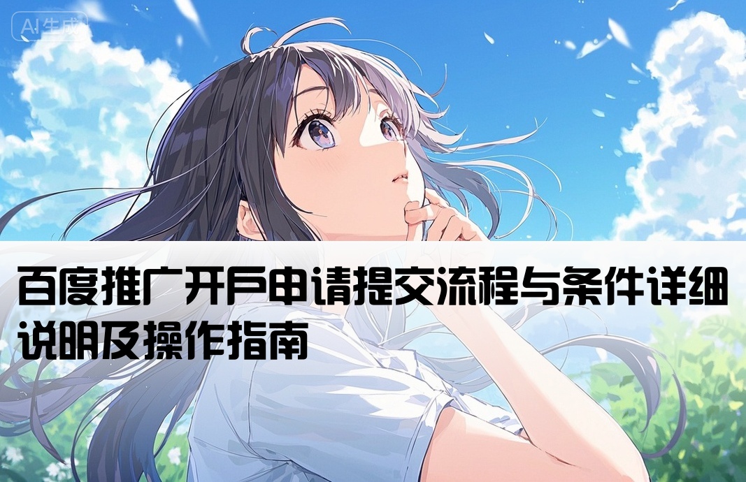 百度推广开户提交