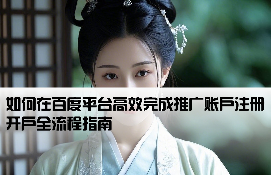 百度上做推广怎么开户