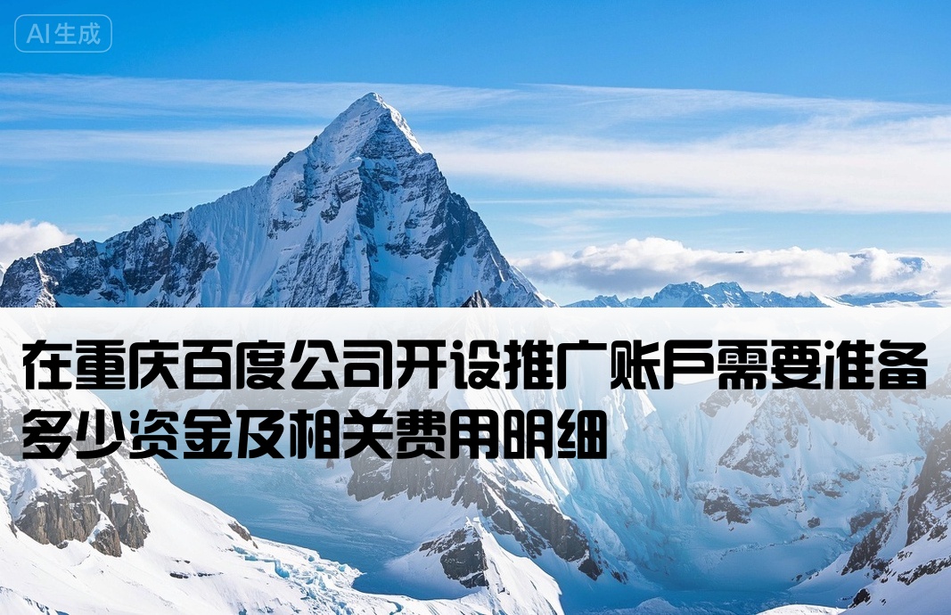 重庆百度公司开户费用