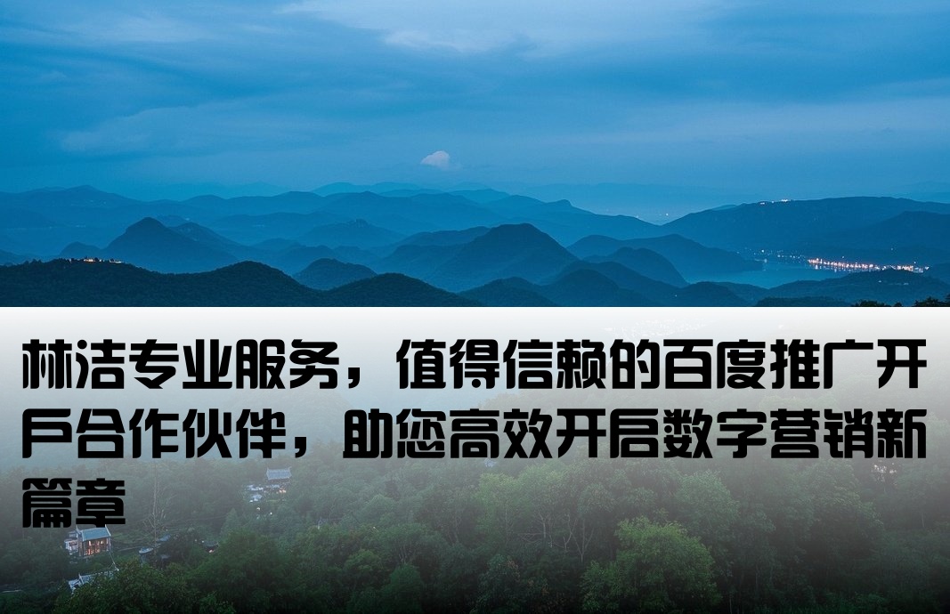 百度推广开户相信林洁